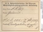 Etiketten zu Galenit (NHMW-MIN-Ak417)